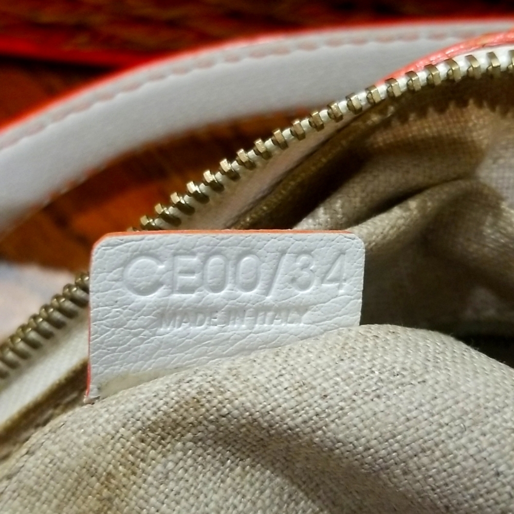 Celine Boogie Bag - iconic Y2K White Leather Satchel Handbag 👜 - Picture 12 of 13